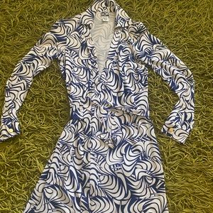 DVF Silk Jersey Wrap Dress